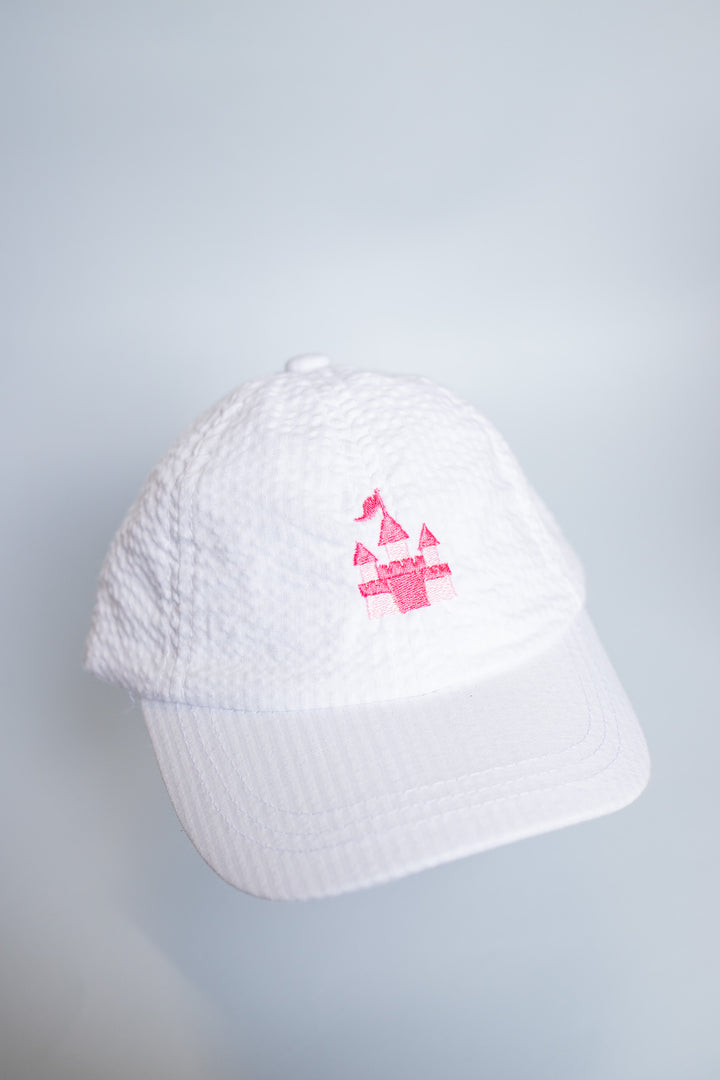 Embroidered Seersucker Ball Cap | White Castle