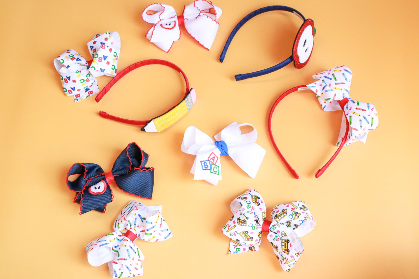 Glitter Foam Back To School Headband | Apple