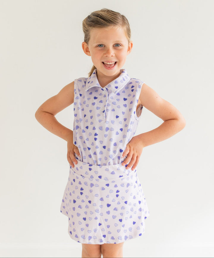 Purple Hearts Athleisure Set