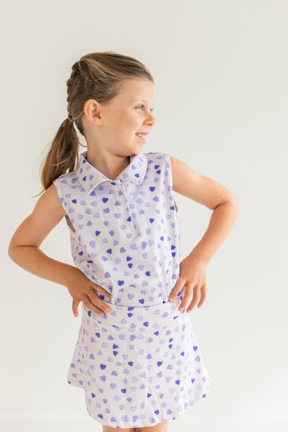 Purple Hearts Athleisure Set