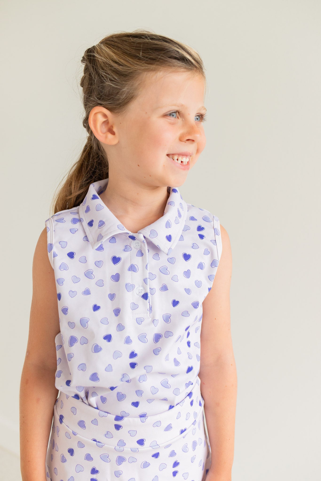 Purple Hearts Athleisure Set
