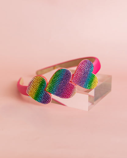 Triple Heart Headband