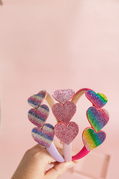 Triple Heart Headband