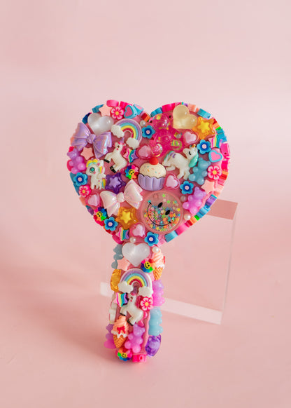 Crystallized Charm Heart Mirror