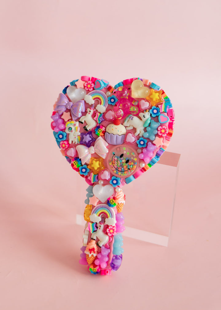 Crystallized Charm Heart Mirror