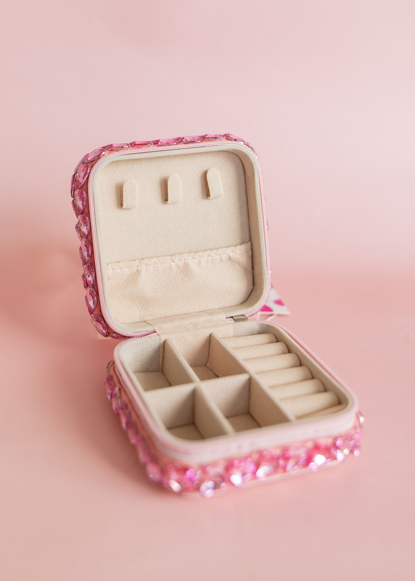 Fully Heart Jeweled Jewelry Box
