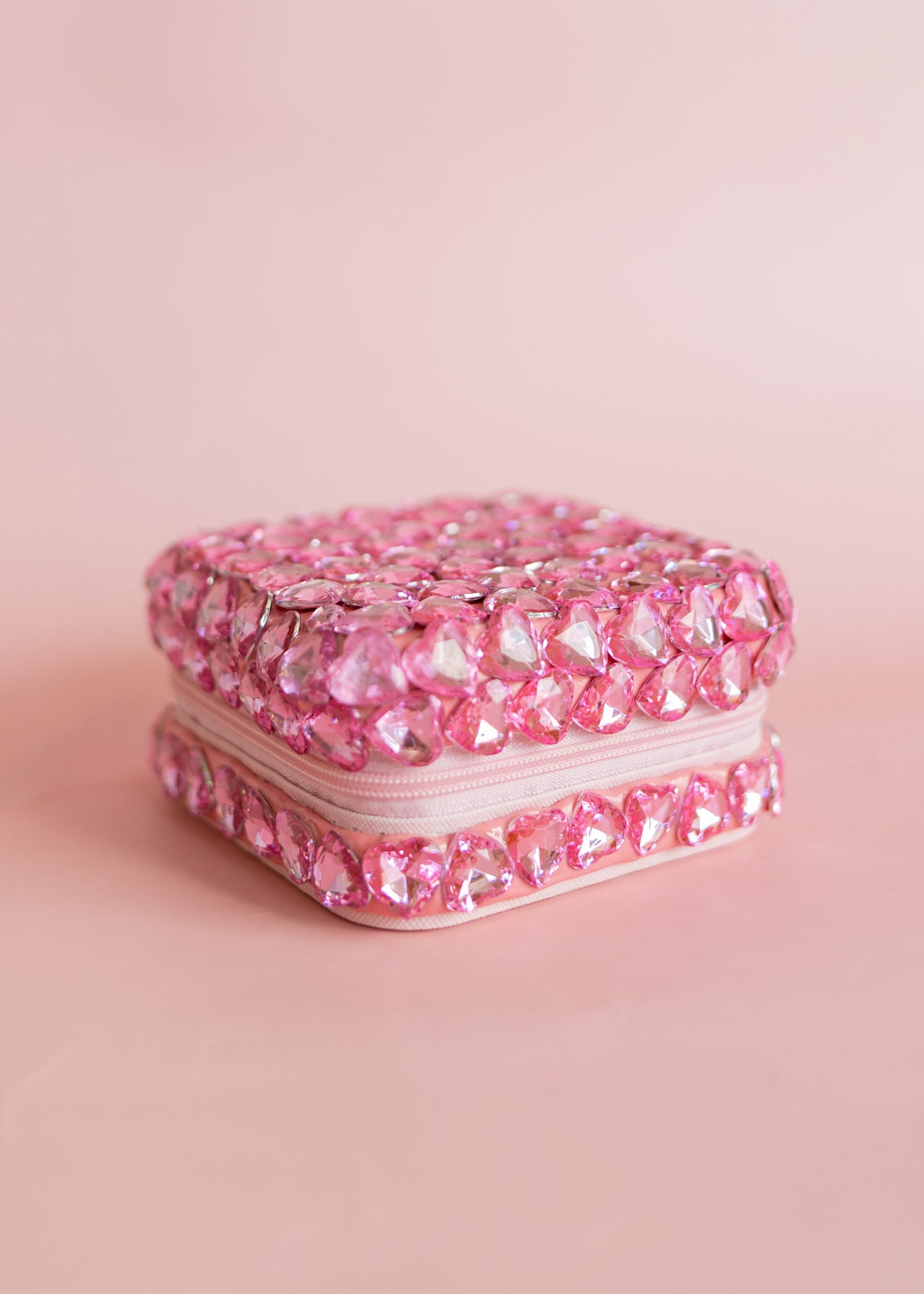Fully Heart Jeweled Jewelry Box