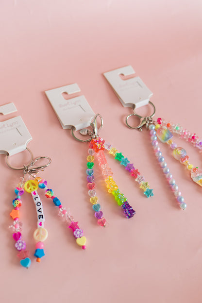 Beaded Charm Keychain/ Bag Charm