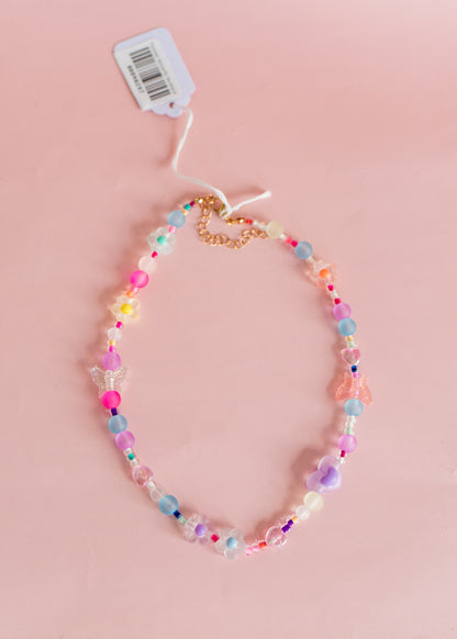 Frosted  Butterfly Necklace