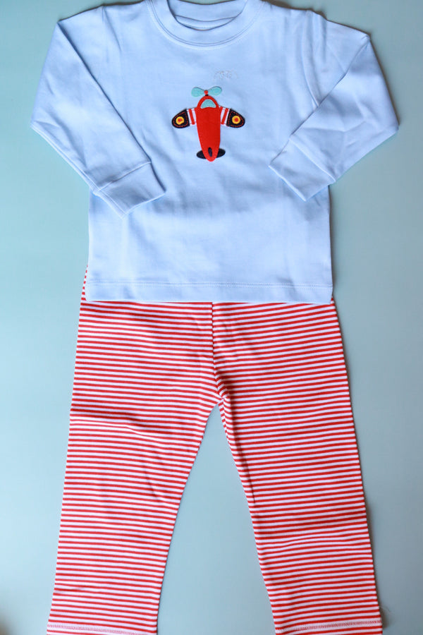 Louis Airplane Pant Set