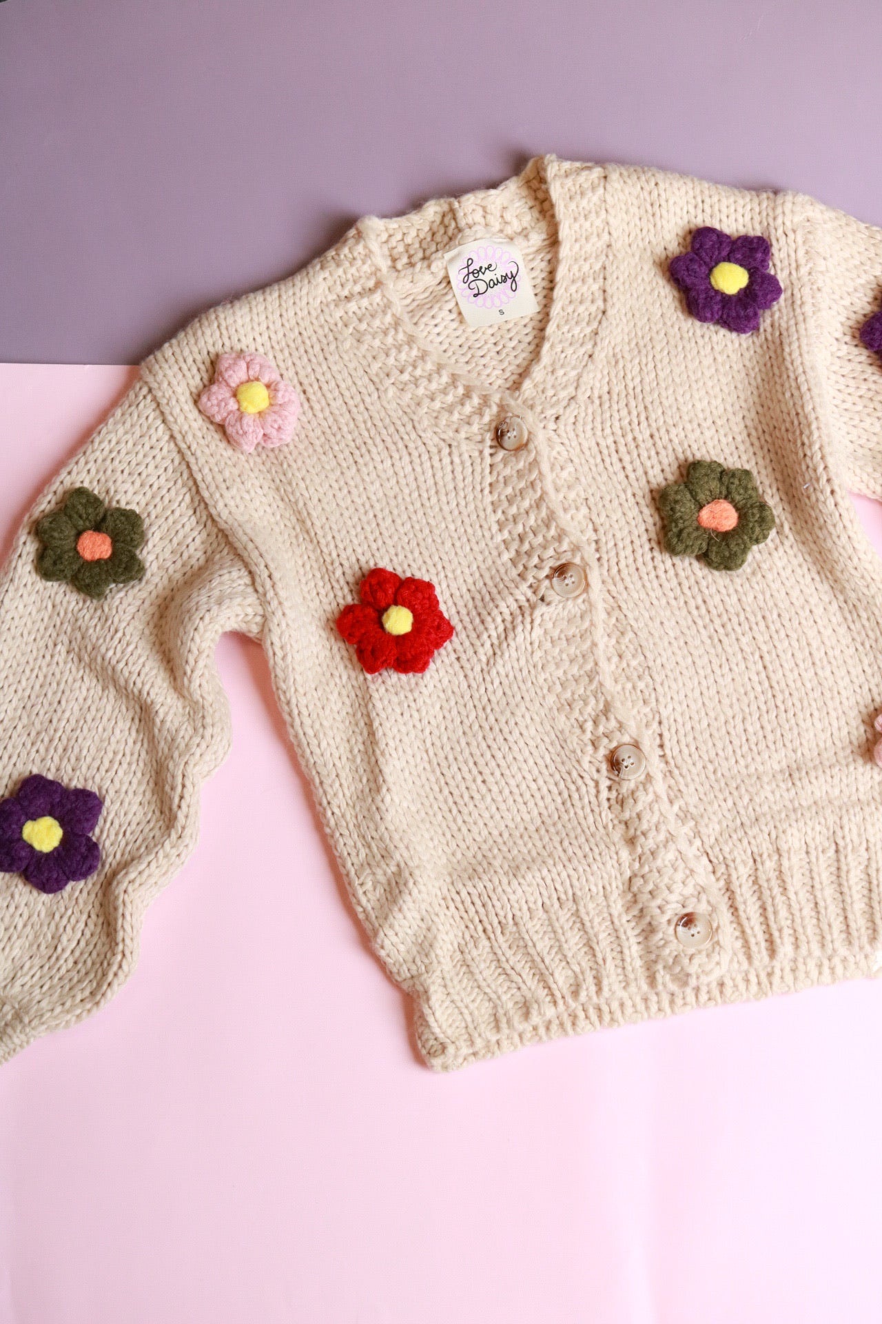 Crochet Flower Cardigan Magpies Nashville