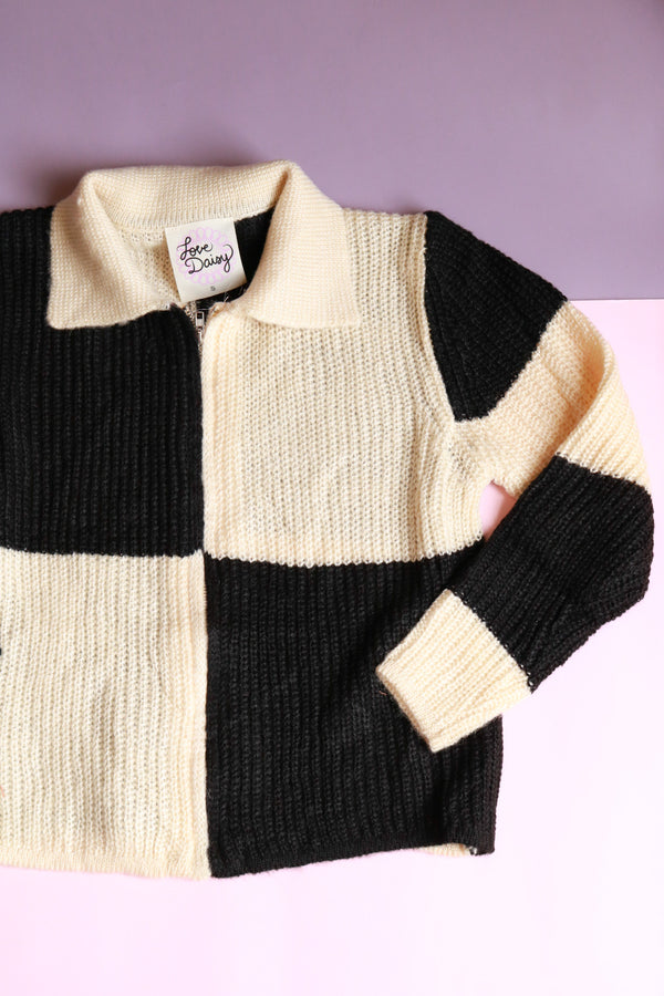 Knit Block Sweater