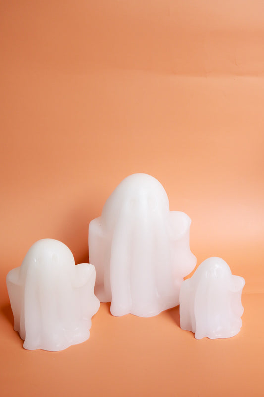 Lighted Ghost Candle