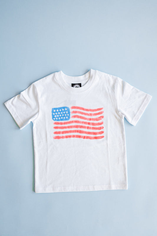 XOXO By Magpies Watercolor Flag T-Shirt | Youth