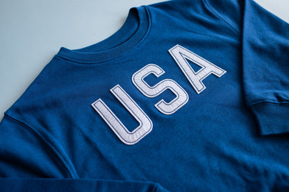 XOXO By Magpies Felt Applique USA Sweatshirt | Youth