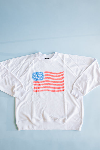 XOXO By Magpies Watercolor Flag Sweatshirt | Women's