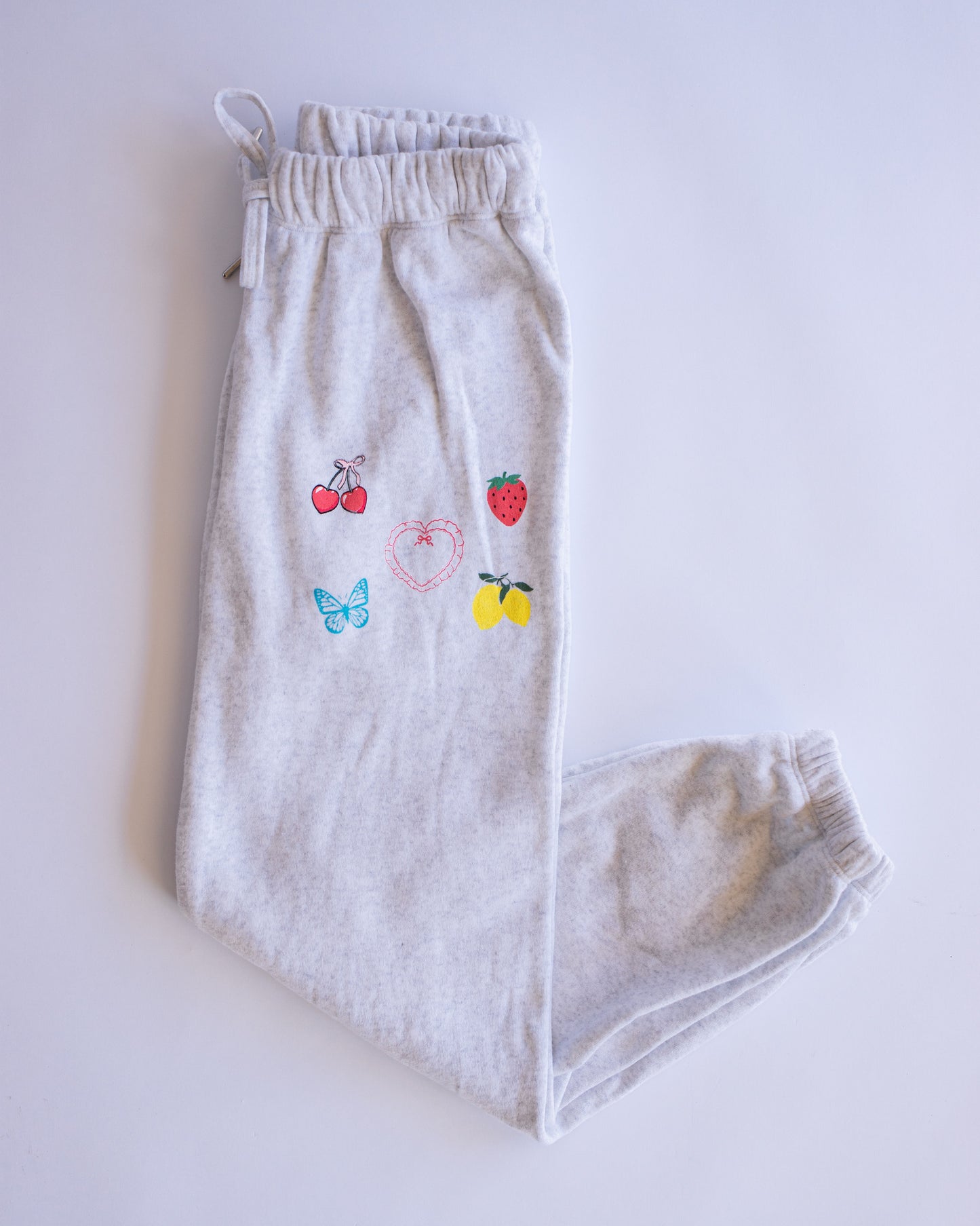 Icon Print Sweatpant | Light Misty Grey