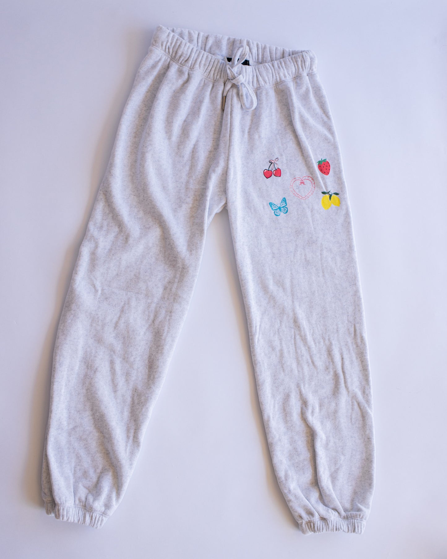 Icon Print Sweatpant | Light Misty Grey