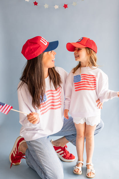 XOXO By Magpies Watercolor Flag Sweatshirt | Women's