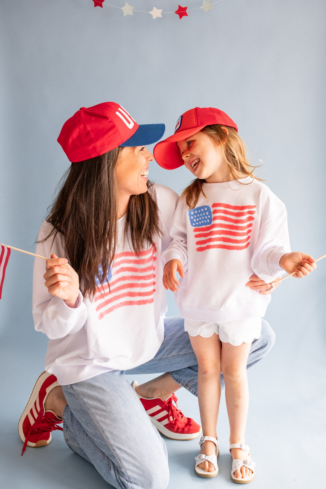 XOXO By Magpies Watercolor Flag Sweatshirt | Women's