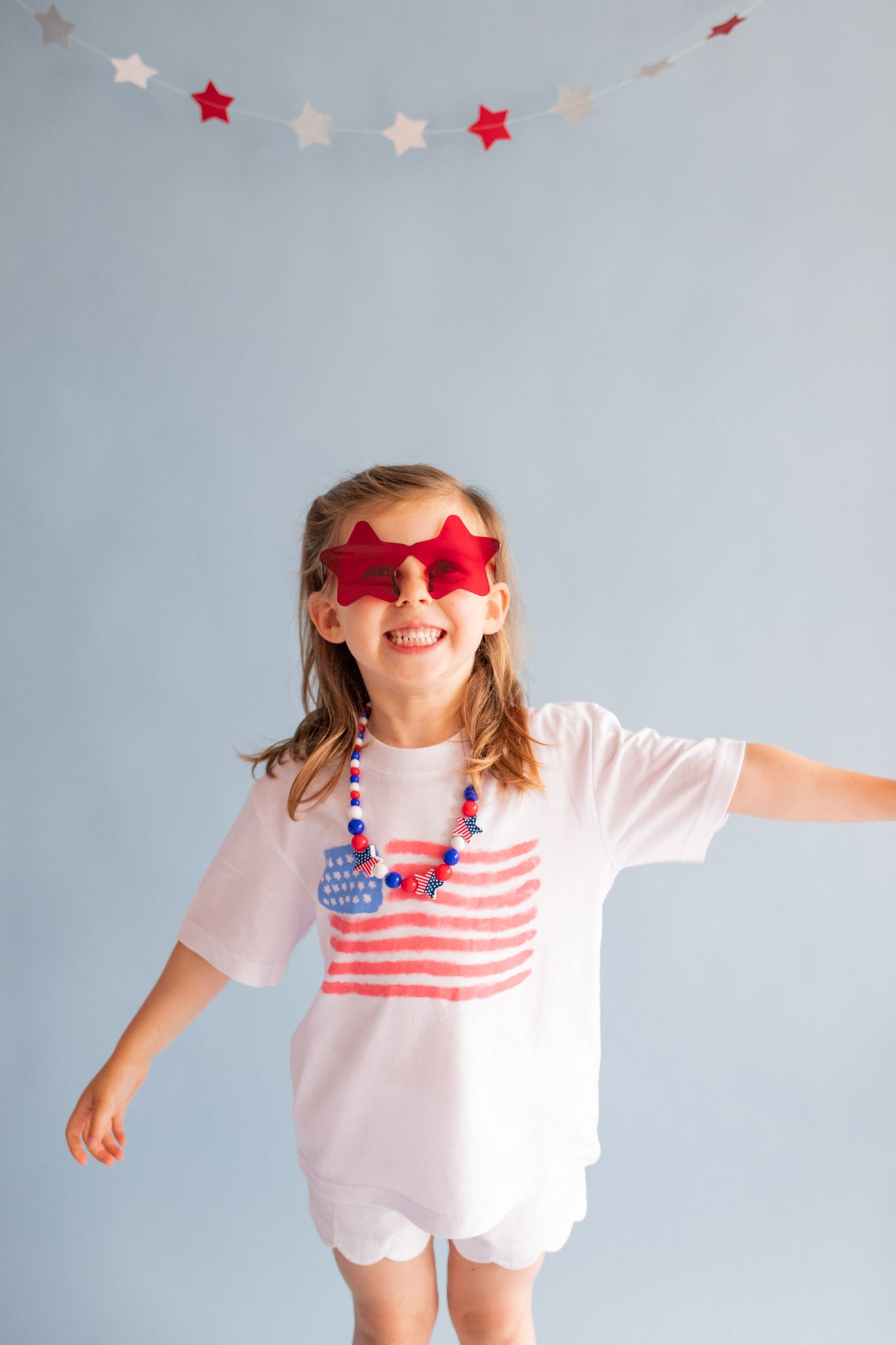 XOXO By Magpies Watercolor Flag T-Shirt | Youth