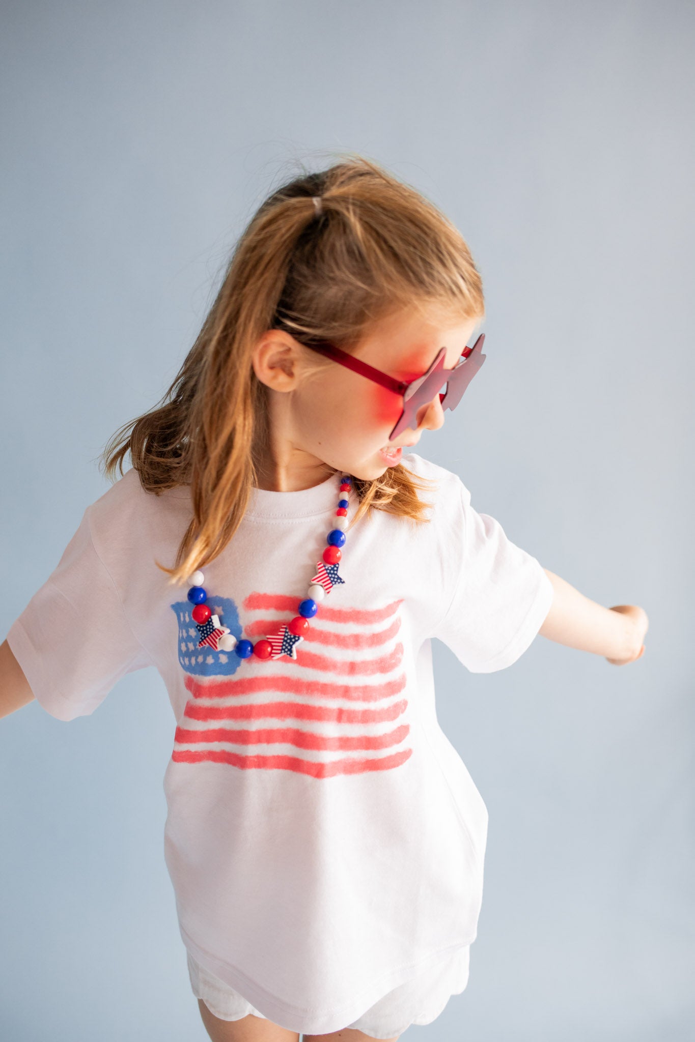 XOXO By Magpies Watercolor Flag T-Shirt | Youth