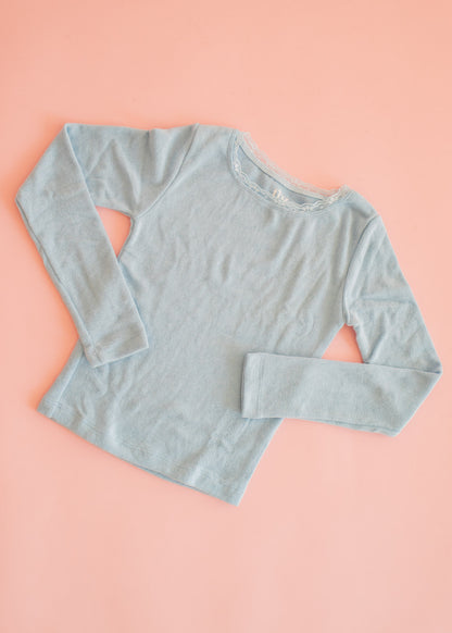 Hacci Long Sleeve | Baby Blue