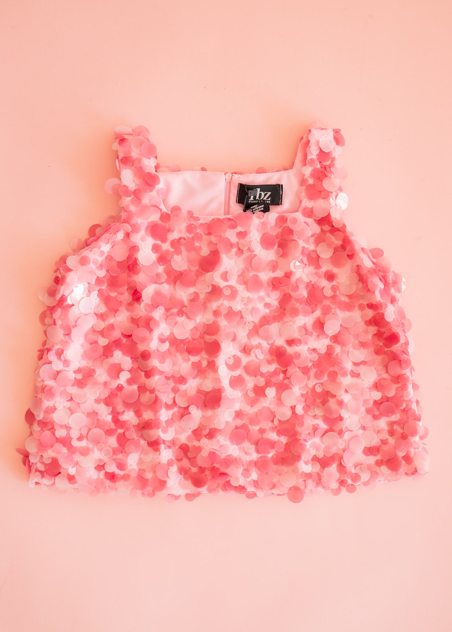 Large Sequin Tank | Pink