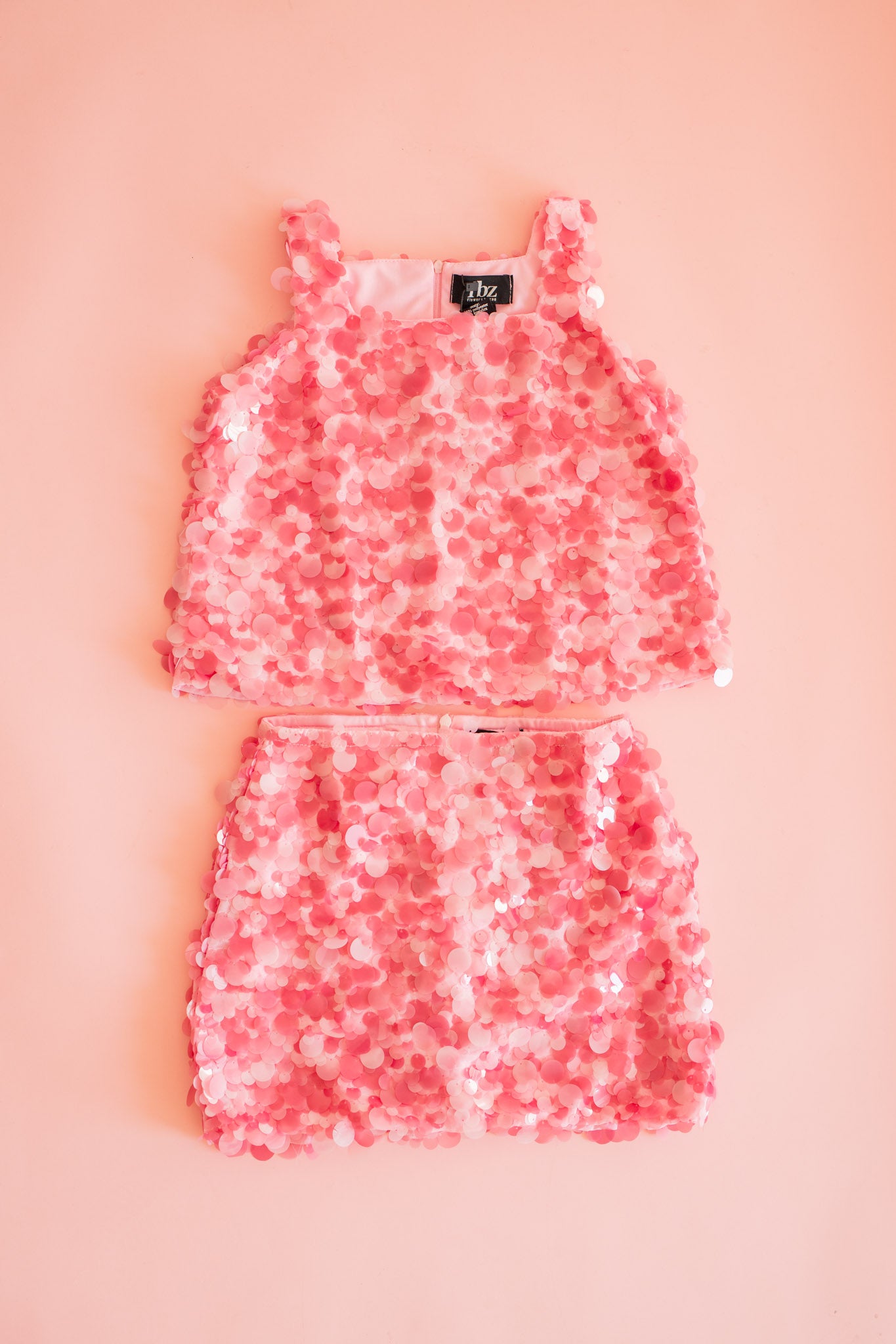 Large Sequin Tank | Pink