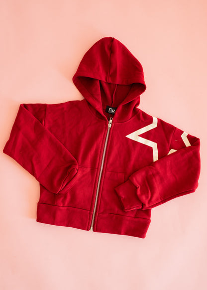 Zip Hoodie | Maroon