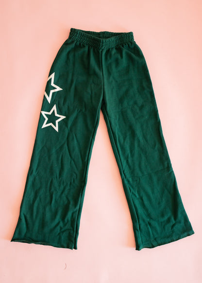 Wide Leg Pant | Forest Green