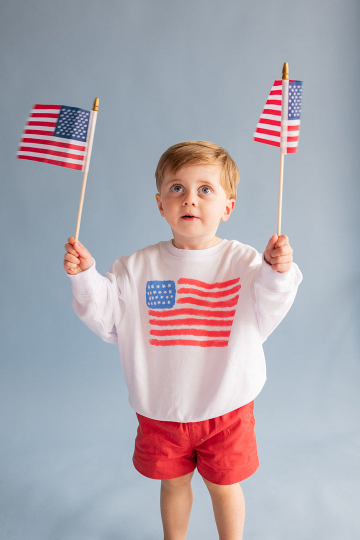 XOXO By Magpies Watercolor Flag Sweatshirt | Youth