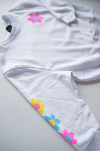 XOXO by Magpies Radiate Positivity Sweatshirt | White