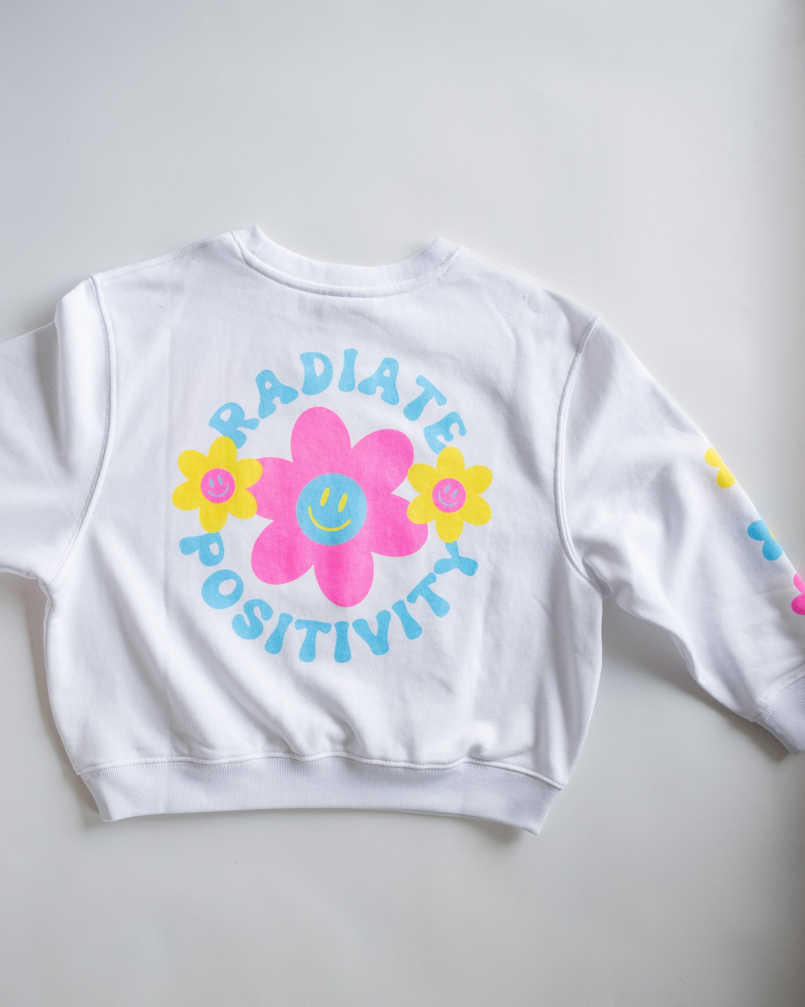 XOXO by Magpies Radiate Positivity Sweatshirt | White