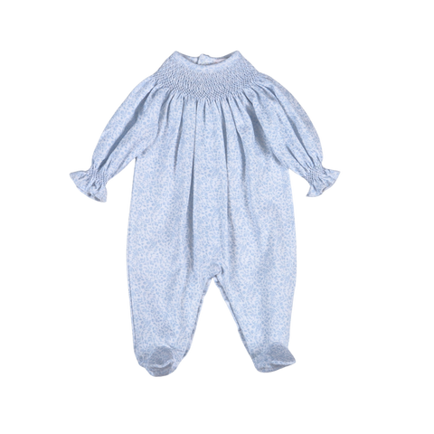 Smocked Bishop Footie | Ivy Floral