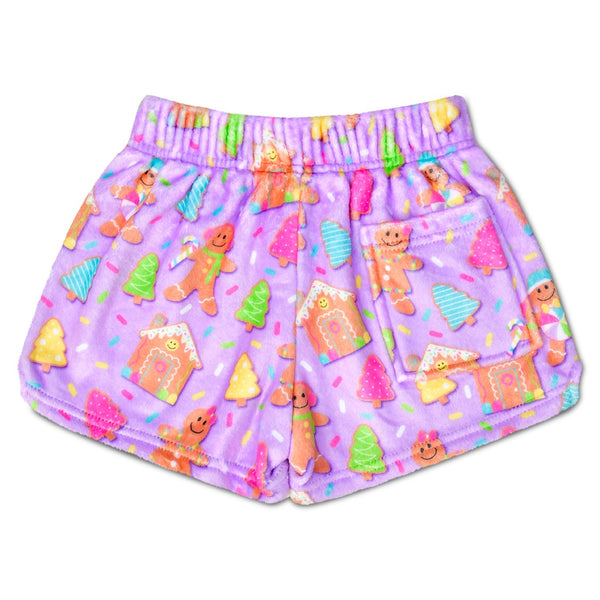 Plush Shorts | Joyful Gingerbread