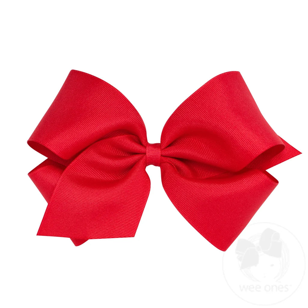 King Classic Grosgrain Bow | Red