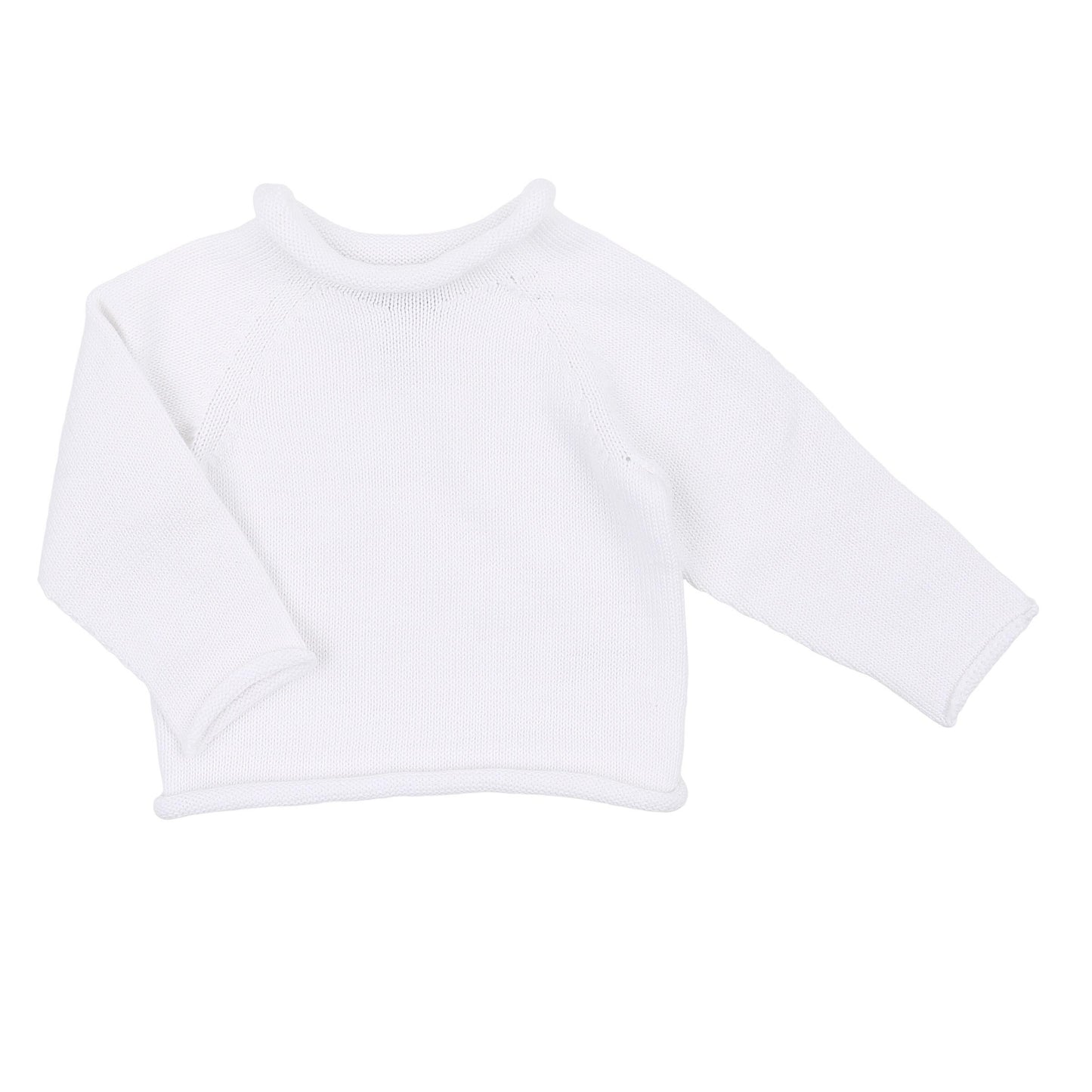 The Classic Roll Neck Sweater | White