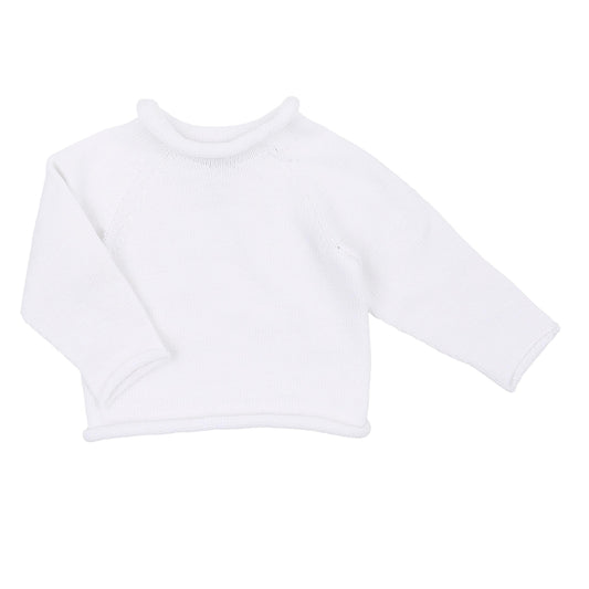 The Classic Roll Neck Sweater | White