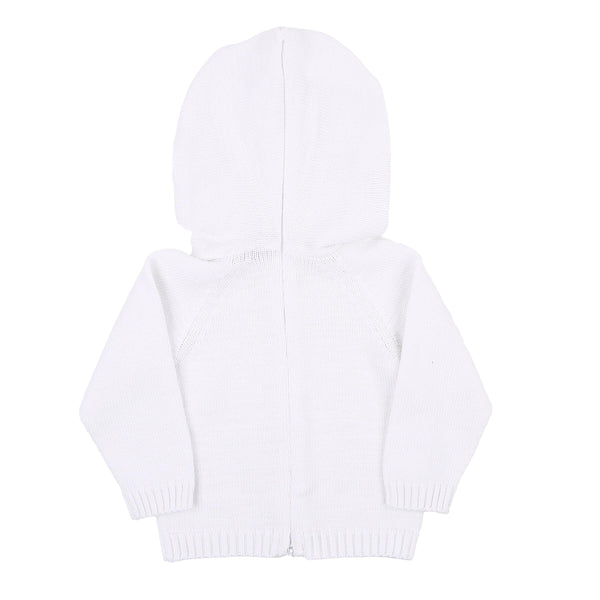 The Classic Zip Pullover | White
