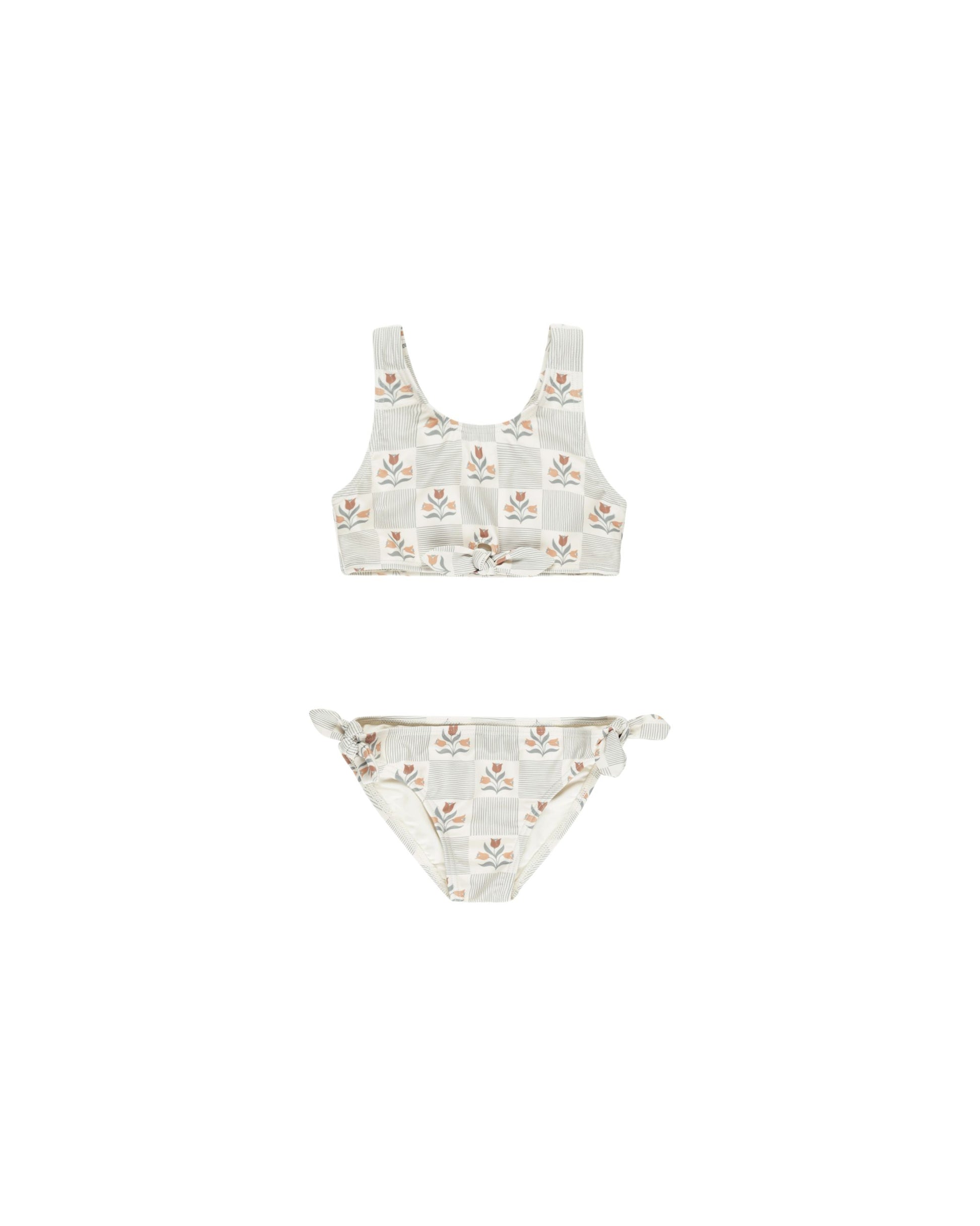 KNOTTED BIKINI || GARDEN GRID