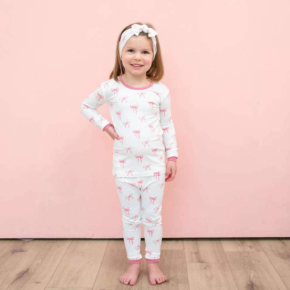 Kyte Baby Toddler Pajama Set | Bow