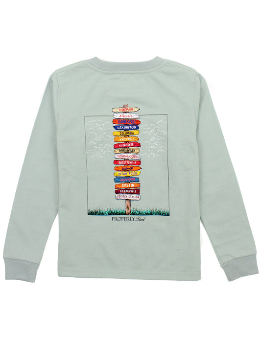 Boys Southeastern Showdown Longsleeve | Chrome Grey