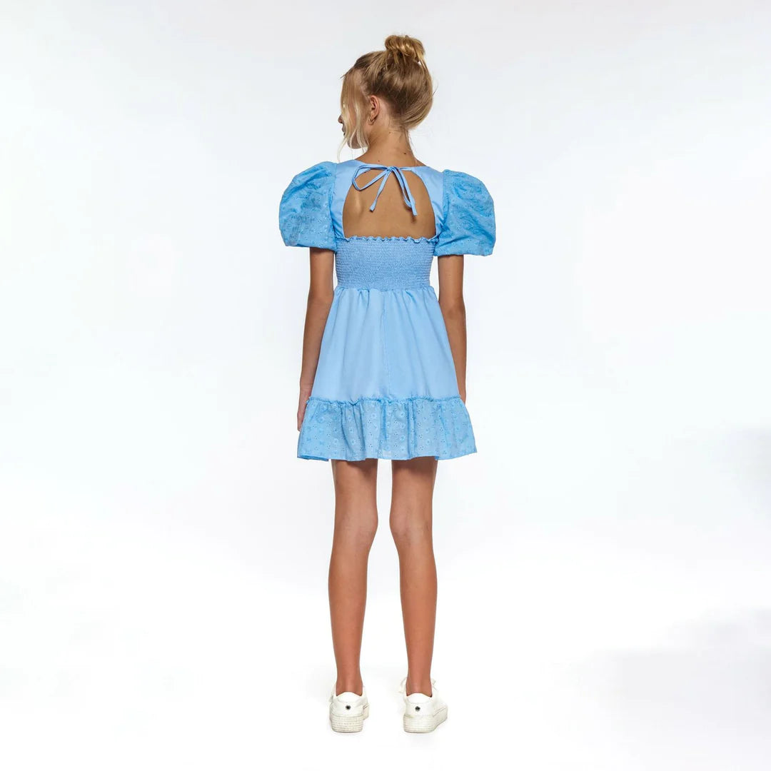 Logan Mini Dress | Sky Blue Prairie