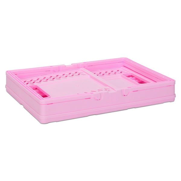 Large Foldable Storage Crate | Pink