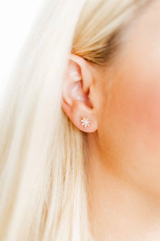 Screwback Stud | Elsie | Pink