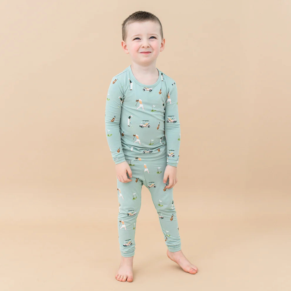 Kyte Baby Toddler Pajama Set | Golf
