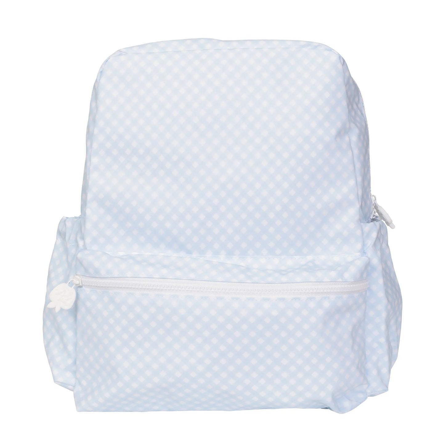 The Large Backpack | Blue Gingham