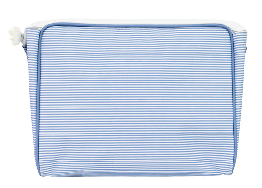 The Small Go Bag | Navy Mini Stripe