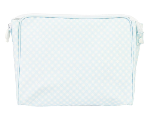 The Small Go Bag | Blue Gingham